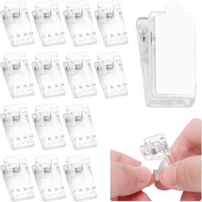 15 Pcs Self Adhesive Tapestry Hanging Clips, Black Tapestry Hangers Sticky Spring Wall Clips for Hanging Posters, Photos, Light Decorations in Kuwait