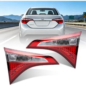 Right Outer Tail Light Assembly Compatible with Corolla 2014 2015 2016, Rear Taillights Brake Lamps with Halogen Bulbs and Clear Lens Replaces 8155002750 (Passenger Side) in Saudi Arabia