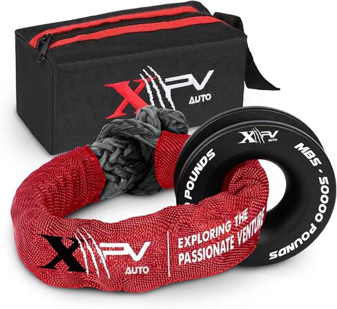 XPV AUTO Soft Shackle 1/2' X 23 Inch 50000LBS Recovery Ring for ATV UTV SUV Off Road Towing Recovery in Saudi Arabia