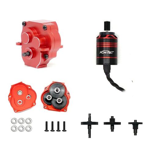 FURITEK Micro Stellar 4M Transmission w Cedar Inrunner Brushless Motor for TRX4M, Compatible w Furitek Python Brushless ESC - RC Toy Vehicle (RC Cars, RC Truck, RC Crawler) Electronics (FUR-2327) in Saudi Arabia