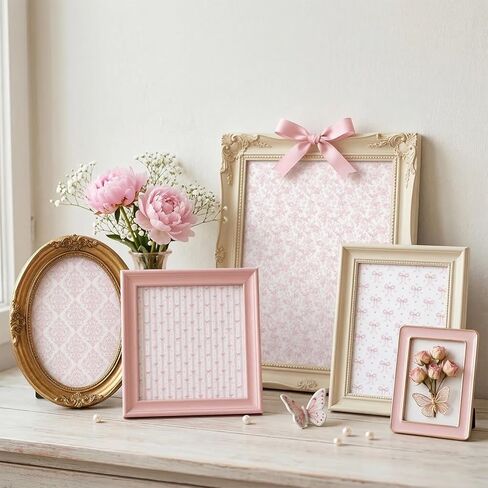 24 Sheets Pink Bow Pattern Paper - 12 x 12In, Double-Sided Scrapbook Specialty Paper Coquette Ribbon and Floral Preppy Pink Decorative Craft for Card Making Photo Album Journal DIY Craft in Saudi Arabia
