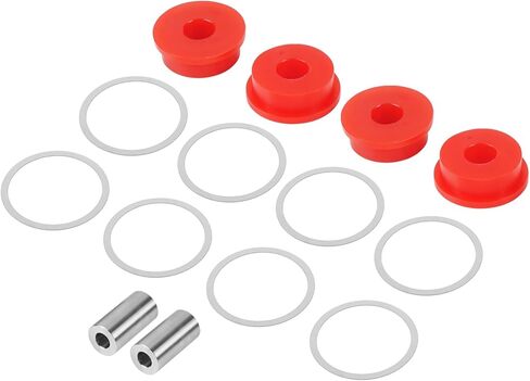 Bevinsee 80A Rear Trailing Arm Bushings Set Polyurethane Compatible with E46 E36 E83 X3 323i 325i 328i 330i 330xi 330Ci 328Ci 325xi 318i, Replaced 33326770786, 33321097009, 33321137806 in Kuwait