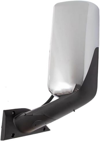 Chrome Door Mirror fit for 2018-2024 Freightliner Cascadia Truck Back Cover Power Heated Defrost Passenger Side(Right) in Saudi Arabia