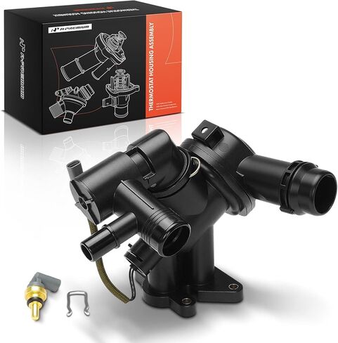 A-Premium Engine Coolant Thermostat Housing Assembly Compatible with Land Rover Range Rover, Discovery Sport, Discovery, Defender 110, Defender 90, Range Rover Evoque, Range Rover Sport Velar in Kuwait