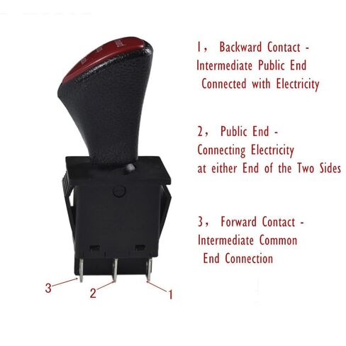 12V 24V 36V 48V Forward Reverse Toggle Switch for Electric Go Kart, ATV, UTV, Mini Bike, Drift Trike, Golf Cart, Quad, Buggy, 4 Wheeler, Tricycle, Moped, and Wheelchair in Saudi Arabia