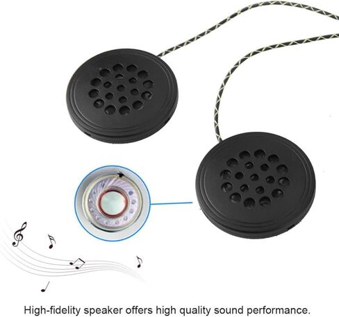 ZPSHYD Motorcycle Helmet Headset, Helmet Headphones, Helmet Speakers, Motorcycle Helmet Headset Speakers, Supports Hands-Free Calling with 3.5mm Plug, 1.2m Cable Length in Saudi Arabia