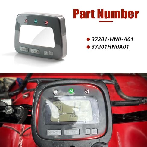 37201-HN0-A01 Speedometer Meter Dash Upper Cover for Honda Rancher 350 TRX350FM TRX350TM TRX350TE 2000-2006 Foreman 450 TRX450S 4x4 S 1998-2001 Foreman Rubicon 500 TRX500FA 2001-2004#37201HN0A01 in Saudi Arabia