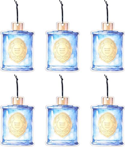 Candle Shaped Car Air Freshener, Hanging Paper, Peppermint, 6-Pack, 260 Days in Saudi Arabia