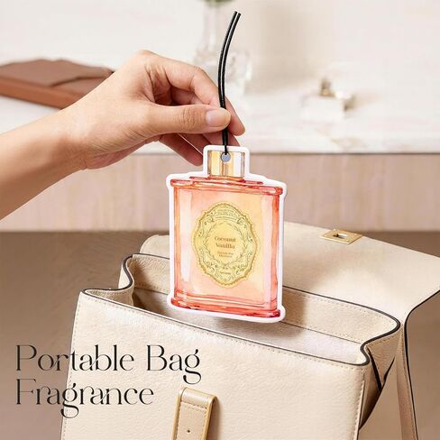Candle Shaped Car Air Freshener, Hanging Paper, Peppermint, 6-Pack, 260 Days in Saudi Arabia