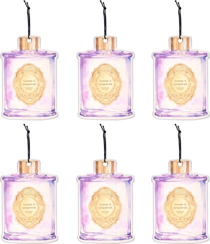 Candle Shaped Car Air Freshener, Hanging Paper, Peppermint, 6-Pack, 260 Days in Saudi Arabia