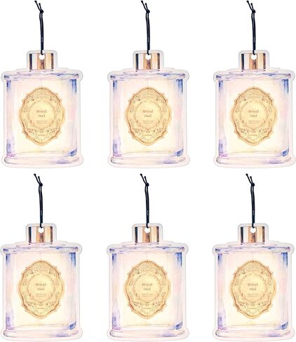 Candle Shaped Car Air Freshener, Hanging Paper, Peppermint, 6-Pack, 260 Days in Saudi Arabia