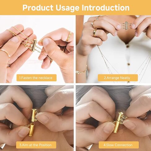 22 Premium Necklace Clasp and Extender Set - Adjustable Chain Extensions with Secure Lobster Clasps for Necklaces, Bracelets & Jewelry Making - Multi-Size Accessories for Layering in Saudi Arabia
