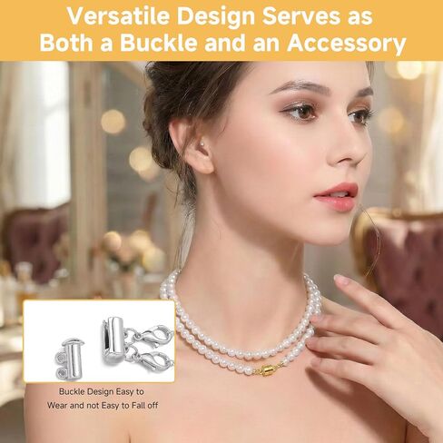 22 Premium Necklace Clasp and Extender Set - Adjustable Chain Extensions with Secure Lobster Clasps for Necklaces, Bracelets & Jewelry Making - Multi-Size Accessories for Layering in Saudi Arabia