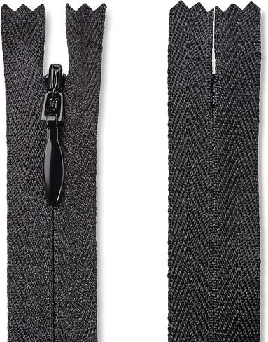 5 inch Invisible Zipper Black Non Separating Zipper Nylon Black Zipper Crafts 5" Zipper for Sewing in Kuwait