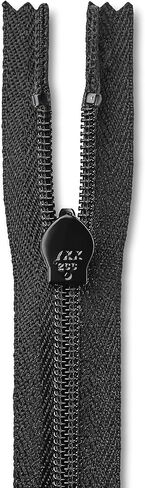 5 inch Invisible Zipper Black Non Separating Zipper Nylon Black Zipper Crafts 5" Zipper for Sewing in Kuwait
