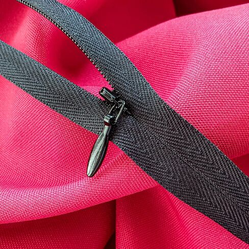 5 inch Invisible Zipper Black Non Separating Zipper Nylon Black Zipper Crafts 5" Zipper for Sewing in Kuwait