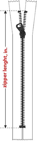 5 inch Invisible Zipper Black Non Separating Zipper Nylon Black Zipper Crafts 5" Zipper for Sewing in Kuwait