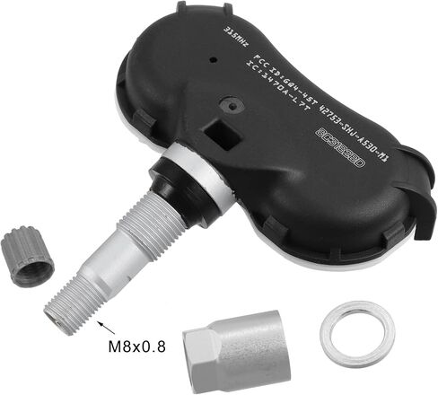 X AUTOHAUX 4 قطعة 42753SHJA53 نظام مراقبة ضغط الإطارات الاستشعار مستشعر تساوي ضغط الإطارات 315 ميجا هرتز لهوندا ريدجلاين أوديسي in Kuwait