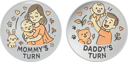 Funny New Parents Decision Coin, Double Sided Baby Gift for Mom Dad, Unique Baby Shower Pregnancy Gift for First Time Parents, Christmas Halloween Thanksgiving Gift(Cute-1Pcs) in Saudi Arabia
