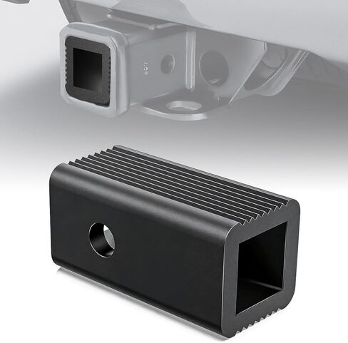 2 Inch to 1-1/4 Inch Hitch Adapter Heavy Duty Receiver Reducer Sleeve Plug in for Bike Racks Cargo Carriers Universal Trailer Hitch Reducer in Saudi Arabia