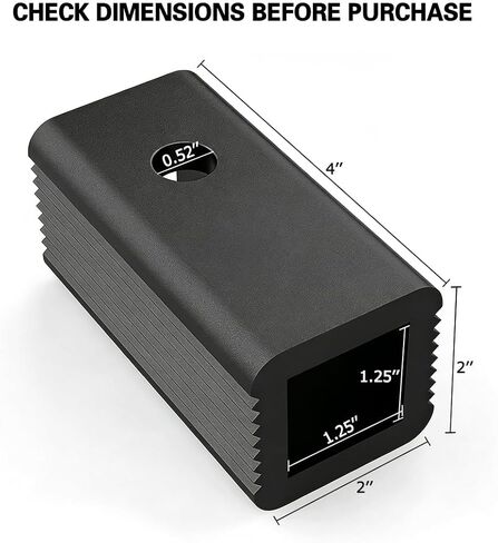 2 Inch to 1-1/4 Inch Hitch Adapter Heavy Duty Receiver Reducer Sleeve Plug in for Bike Racks Cargo Carriers Universal Trailer Hitch Reducer in Saudi Arabia