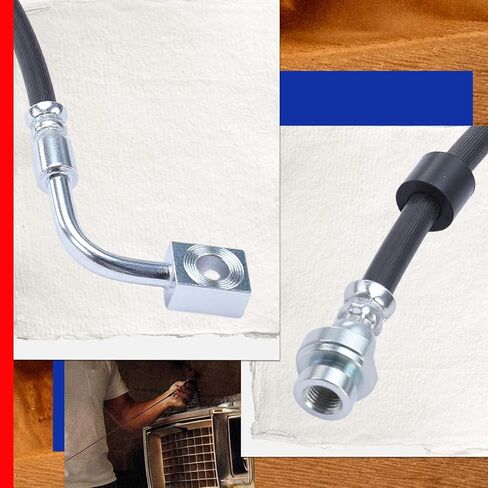 JC Whitney JFBAJCWBHH00137 خرطوم هيدروليكي للفرامل الأمامية اليسرى - متوافق مع دودج جورني 2009-2020 in Kuwait