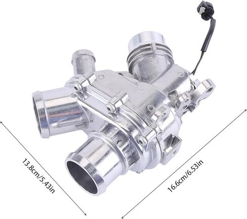 Aluminum Thermostat Assembly Compatible with 2014-2016 Land Rover LR4 2014-2019 Land Rover Range Rover 2013-2020 Jaguar XF 3.0L V6 LR062498 AJ814048 in Kuwait