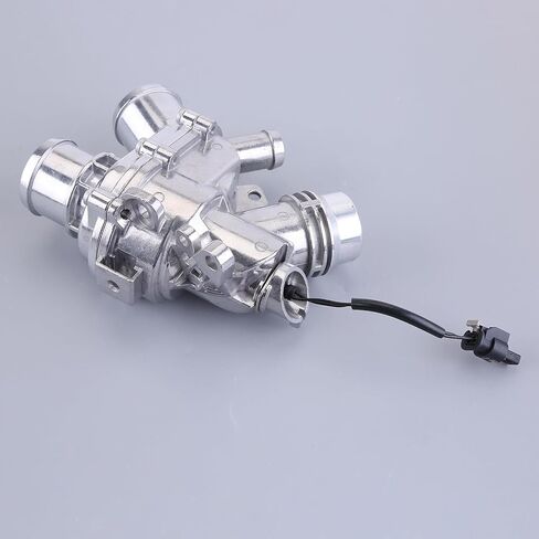 Aluminum Thermostat Assembly Compatible with 2014-2016 Land Rover LR4 2014-2019 Land Rover Range Rover 2013-2020 Jaguar XF 3.0L V6 LR062498 AJ814048 in Kuwait