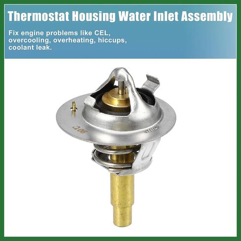 Motoforti 2712000015 Engine Coolant Thermostat Housing Assembly for Mercedes-Benz 2003-2005 C230 1.8L Long-lasting in Kuwait