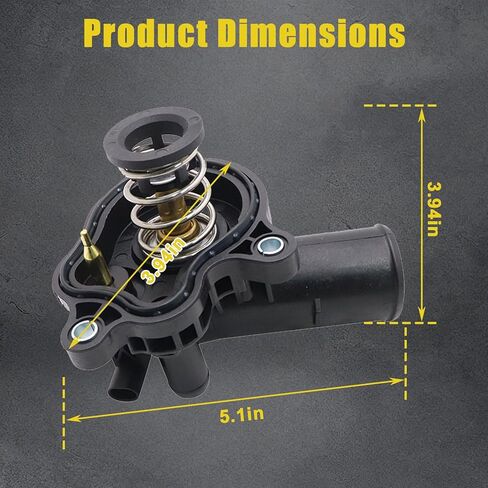 مجموعة مبيت منظم حرارة مبرد المحرك SecosAutoparts 4893926AF مناسبة لسيارة جيب جراند شيروكي WK Wrangler Gladiator 16-22 مناسبة لدودج دورانجو 16-22 مناسبة لرام 1500 3.6L 19-22 4893926AH 4893926AG in Kuwait