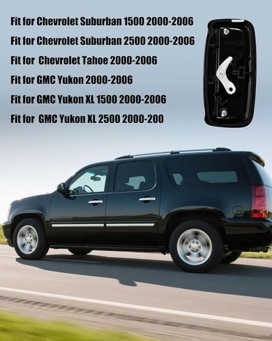 Tailgate Handle Fit for Chevrolet Suburban 1500 2500 Chevrolet Tahoe GMC Yukon XL 2000-2006, Tail Gate Door Handle Replace GM1915123 15750911 19299935 in Kuwait
