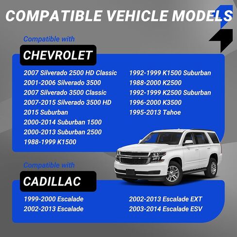 600-101 Transfer Case Motor Compatible with Chevrolet Silverado Suburban K1500 Tahoe GMC Suburban Yukon Canyon Sierra 1500 Classic Replaces OE 26060073 8260600730 600-101 SW2085 4WD Actuator in Kuwait