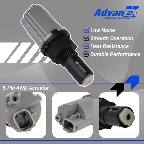 600-101 Transfer Case Motor Compatible with Chevrolet Silverado Suburban K1500 Tahoe GMC Suburban Yukon Canyon Sierra 1500 Classic Replaces OE 26060073 8260600730 600-101 SW2085 4WD Actuator in Kuwait