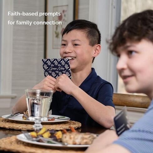Grace Notes Conversations: Faith + Family – Christian Conversation Starter Cards for Families, 50 Faith-Based Discussion Cards, Christian, Dinner Table Questions, Family Game Night Conversation Cards in Kuwait