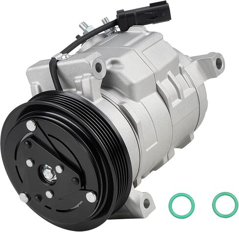 A/C Air Conditioner Compressor with Clutch Fit for Chrysler 300 11-13 for Dodge Charger; for Challenger 11-14, for Durango 11-15(without Rear AC); for Jeep Grand Cherokee 11-21-for V8 Engine Only in Kuwait