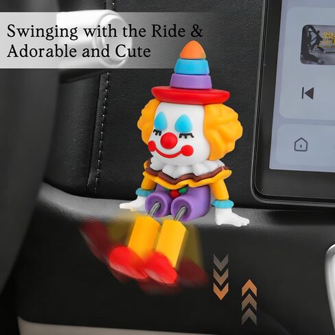 Shaking Feet Figurine, Swinging Feet Pinocchio Car Dash Decor Shaking Legs Man Air Vent&Monitor Decoration Funny Car Interior Accessories for Women (B) in Saudi Arabia