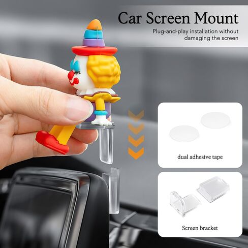 Shaking Feet Figurine, Swinging Feet Pinocchio Car Dash Decor Shaking Legs Man Air Vent&Monitor Decoration Funny Car Interior Accessories for Women (B) in Saudi Arabia