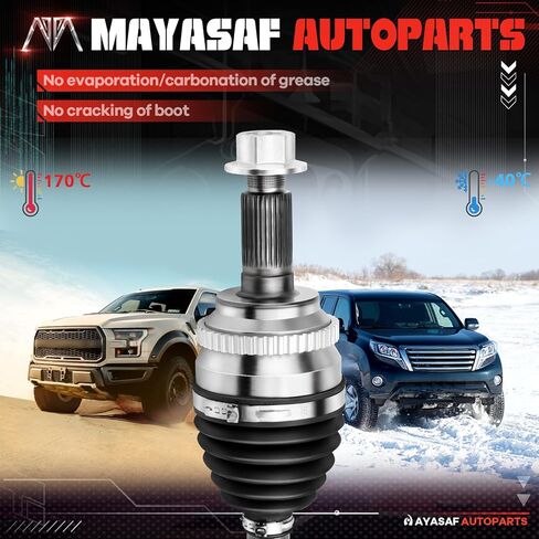 Front CV Axle Shaft fit for Ford Edge 2007 2008 2009 2010 2011 2012 2013 2014 3.5L/3.7L, for Lincoln MKX 2007-2015,66-2188 66-2190 in Kuwait
