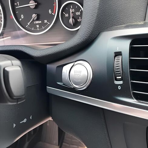 Car Engine Start Button Cover Stop Switch Accessories Decoration Sticker For BMW X3 X4 X5 X6 F25 F26 F15 F16 in Saudi Arabia