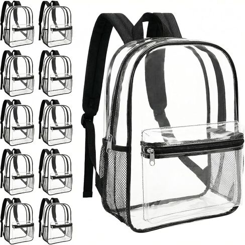 24-Pack Bulk Backpack for Kid, Bulk 17 inch Classic School Backpacks Lightweight Wholesale Back Packs for Back to School Outdoor Travel Gym Corporate Events Bag,12 Colors in Kuwait