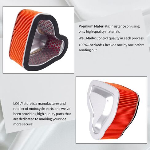فلتر هواء متوافق مع Honda VTX1800C1 VTX1800C2 VTX1800C3 VTX1800F1 F2 F3 VTX1800N1 N2 N3 VTX1800 R1-R3 VTX1800 S1-S3 VTX1800T1-T3 VTX 1800 C/N/R/S Retro Spoke 2002-2008,#17213-MCH-000 in Kuwait