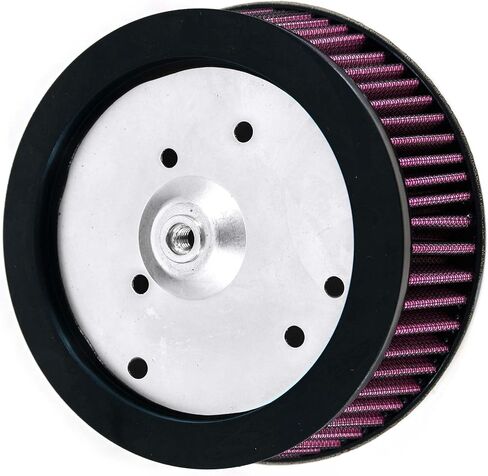 ترقية (6 فتحات) منظف هواء المحرك Powersport Air Filter لـ Harley Ultra Classic Electra Glide (أحمر) in Kuwait