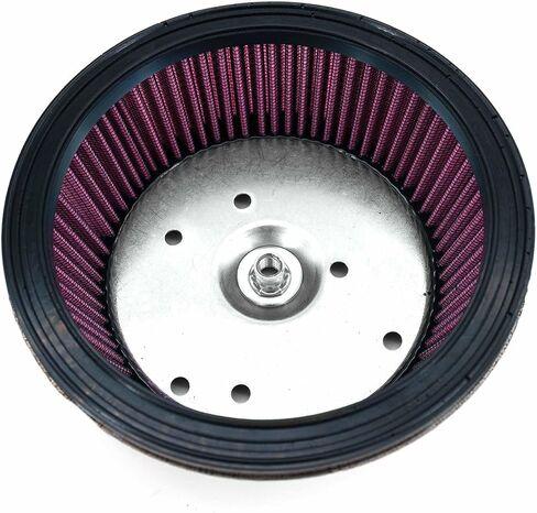 ترقية (6 فتحات) منظف هواء المحرك Powersport Air Filter لـ Harley Ultra Classic Electra Glide (أحمر) in Kuwait