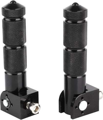 Watris Veiyi 2PCS Motorcycle Foot Pegs, Electric Motorcycle Pegs with 2 Mounting Screws, for Most Motorcycle Electric Car(Black) in Kuwait