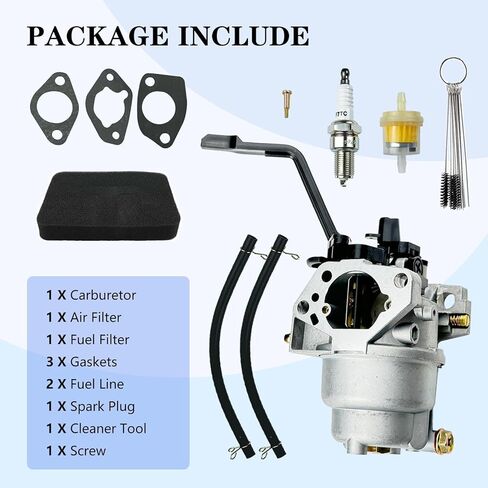 DXGNR8000 Carburetor Kit for Compatible with DE-WALT DG6000 6550 7000B DXGNR7000W Generator GP6500 Gas Generator 420cc 13HP Engine with Air filter Kit in Saudi Arabia