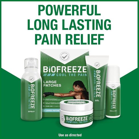 Biofreeze® Cream, Menthol Overnight Muscle Pain Relief Cream for Lower Back Pain Relief, Shoulder Pain & Neck Pain Relief, Knee Pain Relief, Arthritis Pain Reliever, FSA HSA Eligible, 3 oz Jar in Saudi Arabia