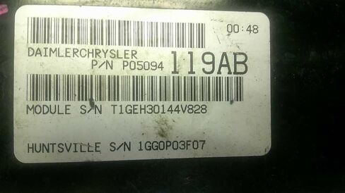 Engine ECM Control Module Fits 05 Compatible with Dodge NEON p05094119AB 05094119AB in Kuwait
