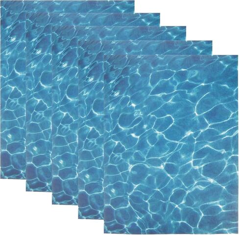 5pcs Artificial Water Effect Sticker Fake Ocean Self Adhesive Ripple Water Sticker for Miniature Train Village Model Diorama Dollhouse Landscape DIY Decoration in Saudi Arabia