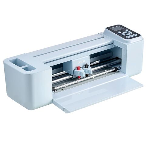VEVOR Vinyl Cutting Machine, 12 in, Button and Screen Controlled Vinyl Cutter, 20000+ Built-in Design Resources, Compatible with Mac, Windows, Android and iOS, for Creating Customized Crafts Cards in Kuwait
