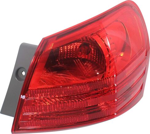 مجموعة مصابيح خلفية Garage-Pro لسيارة Nissan Rogue 2008-2013، Rogue Select 2014-2015، يتم تركيبها على الجسم، هالوجين مع لمبة (مصابيح) جانب الركاب، خارجي NI2801183 in Kuwait